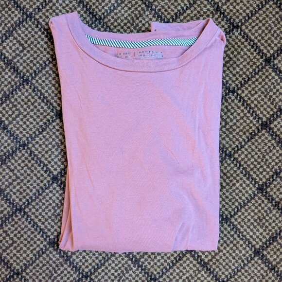 Volcom Men's Iconic Stone Long Sleeve T-Shirt Pink Size XS 100% Cotton Lounge - Picture 9 of 9